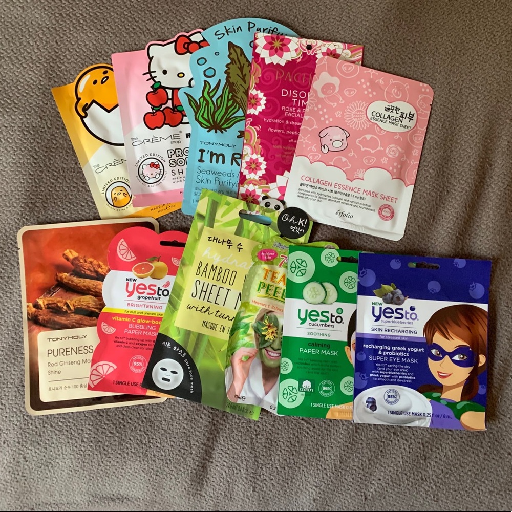 FACE MASK LOT , 14 MASKS